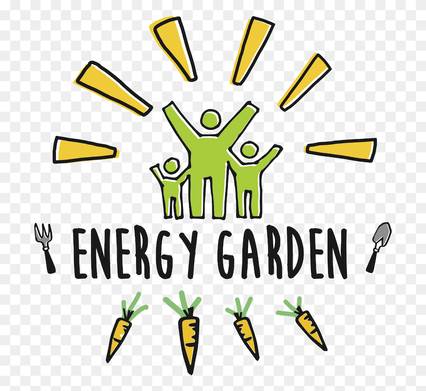 707x710 Logo Energy Garden London, Hand, Symbol, Text HD PNG Download