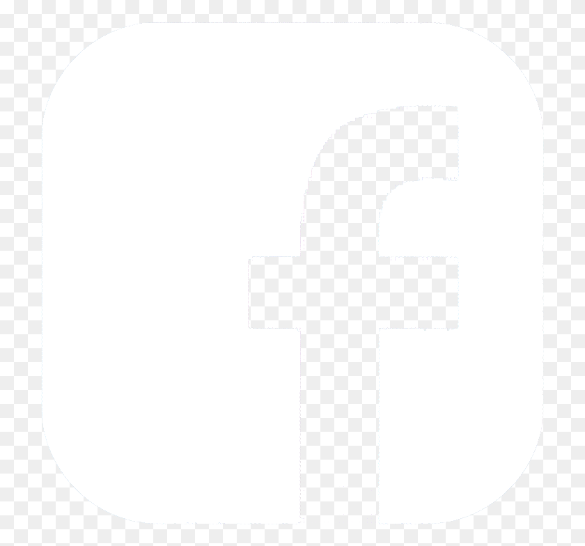 724x724 Логотип Facebook Blanco На Прозрачном Фоне Facebook, Крест, Символ, Текст Hd Png Скачать