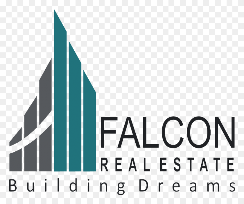 925x761 Logo Falcon Real Estate Logo, Text, Metropolis, City HD PNG Download