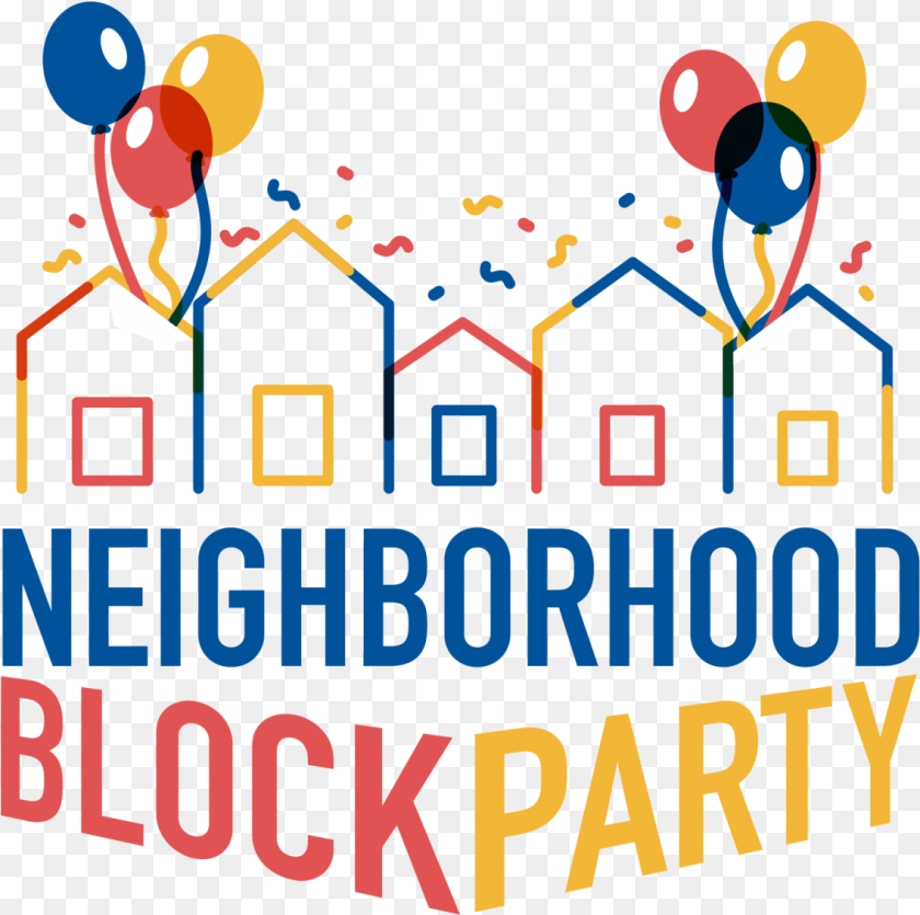1136x1129 Logo For The City Of Austin S Neighborhood Block Party, Balloon, Person, People, Scoreboard PNG