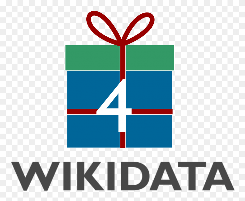 2160x1751 Descargar Png Logotipo Cuarto Wikidata Cumpleaños Wikidata, Regalo, Texto, Número Hd Png
