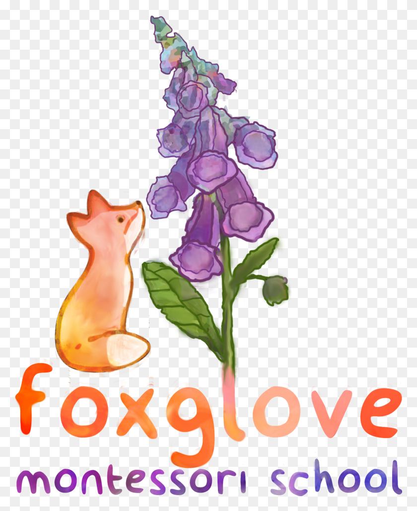 1634x2030 Logo Foxglove Logo, Plant, Flower, Blossom HD PNG Download