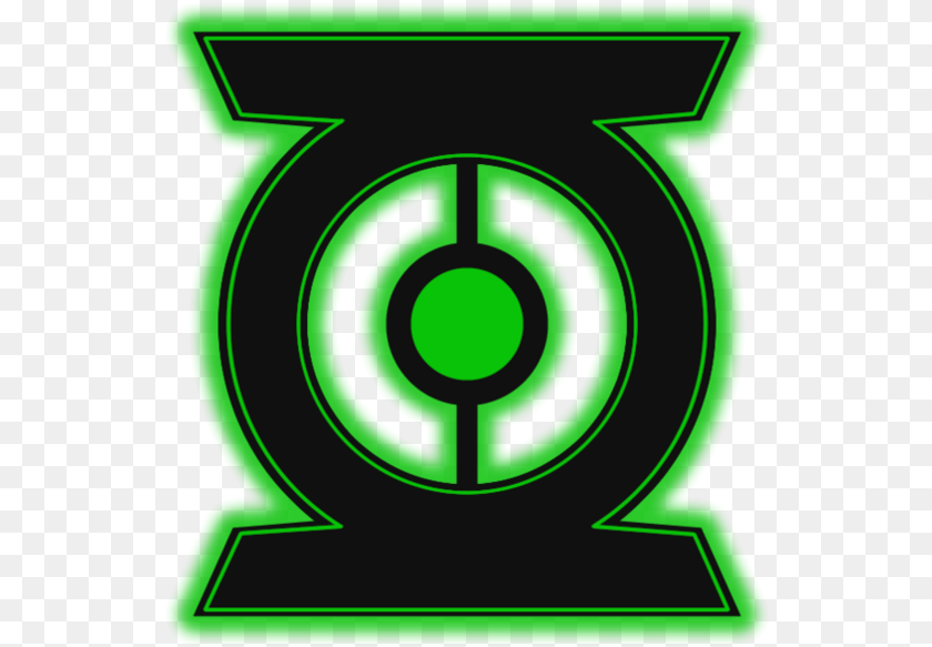 545x583 Logo Green Lantern 8 Green Lantern Logo, Symbol, Emblem, Text Clipart PNG