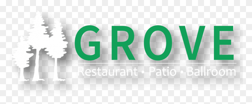 1256x461 Descargar Png Logotipo Grove Restaurant Lakewood Ranch, Texto, Alfabeto, Número Hd Png