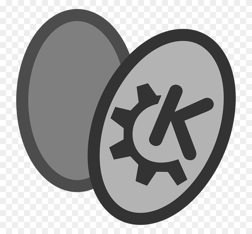 732x720 Logo Half Gear Letter K Ovals Egg Shaped Logo, Text, Symbol, Trademark HD PNG Download