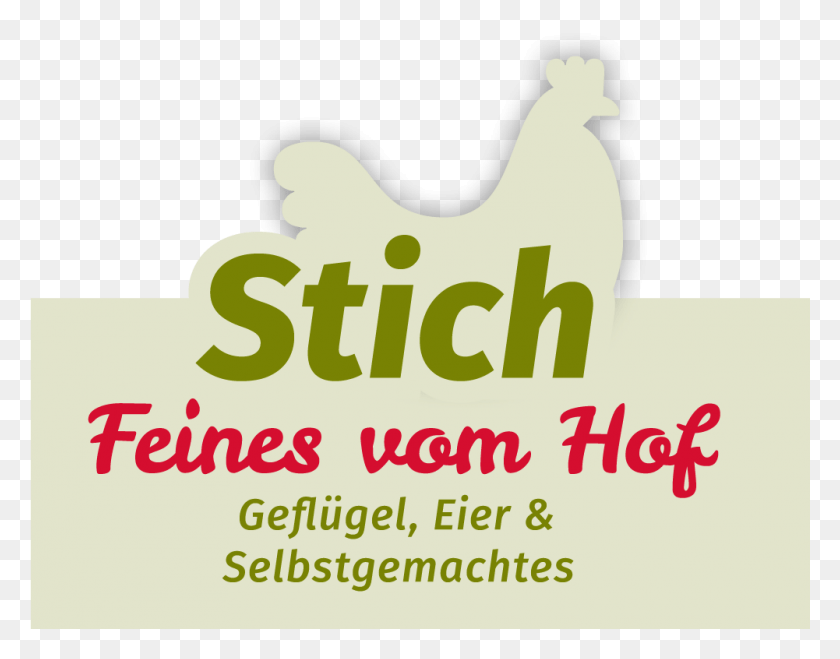 1001x769 Logo Hof Stich Chicken, Text, Alphabet, Animal HD PNG Download