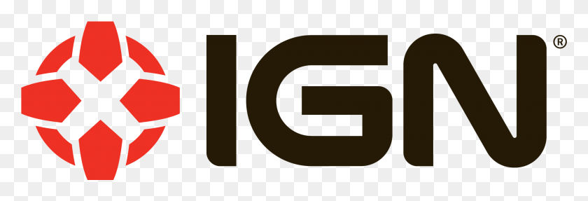 1996x581 Descargar Png Logo Ign Logo, Texto, Alfabeto, Número Hd Png