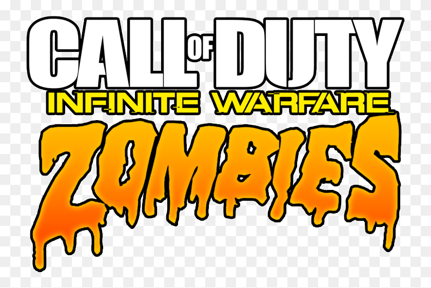 739x501 Logo Infinite Warfare Infinite Warfare Zombies Logo, Call Of Duty, Poster, Advertisement HD PNG Download
