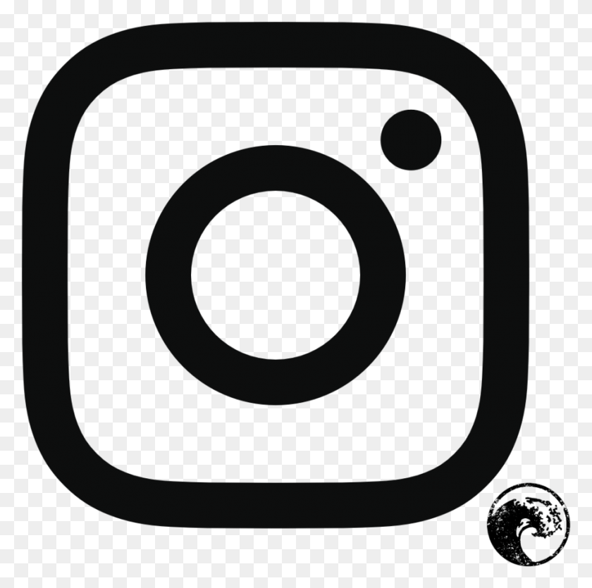 903x898 Logo Instagram Negro Transparent Background Images Of Instagram Logo, Electronics, Text, Shooting Range HD PNG Download