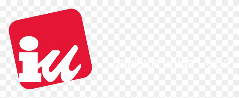 3991x1455 Logo Iu Logo De Izquierda Unida, Phone, Electronics, First Aid HD PNG Download