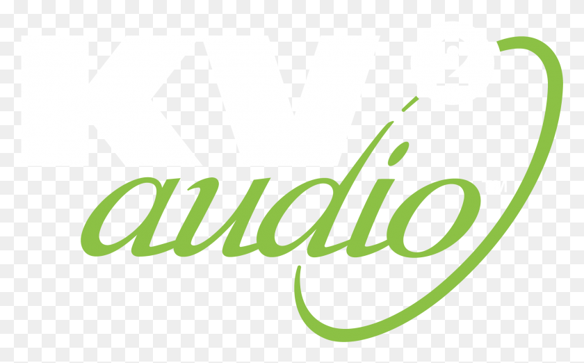 1884x1117 Логотип Kv2 Audio Whitegreen Kv2 Audio Logo, Текст, Этикетка, Алфавит Hd Png Скачать