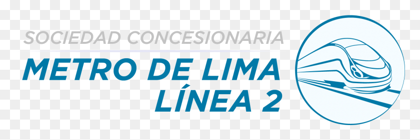 1583x450 Logo Linea 2 Curvas Sociedad Concesionaria Metro De Lima Lnea, Text, Word, Alphabet HD PNG Download