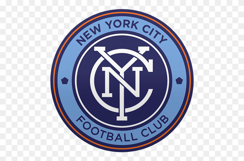 495x495 Descargar Png Logo Local New York City Fc New York City Fc Logotipo, Símbolo, Marca Registrada, Texto Hd Png
