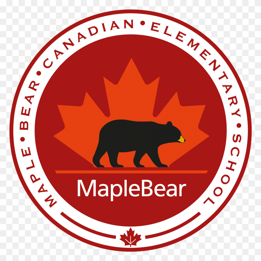 1713x1713 Logo Maple Bear Infa Robert Bateman Secondary School Logo, Label, Text, Mammal HD PNG Download