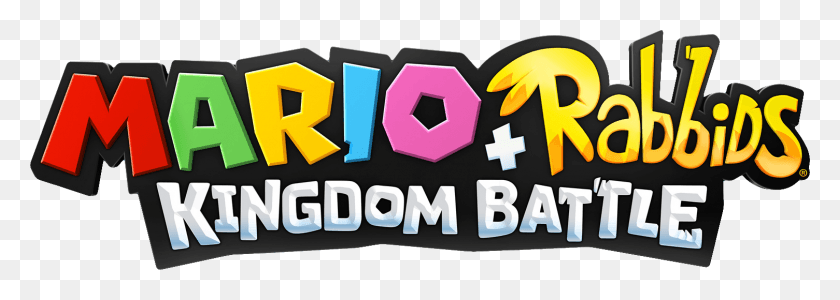 1505x464 Logo Mario Rabbids Kingdom Battle Logo, Text, Pac Man HD PNG Download
