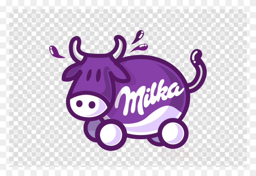 900x600 Logo Milka Chocolate Clipart Milka Milk Chocolate Logos Para Dream League Soccers, Bull, Mammal, Animal HD PNG Download