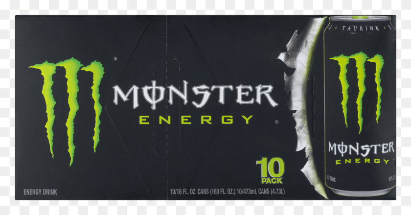 1801x876 Logo Monster Energy Drink, Text, Poster, Advertisement HD PNG Download