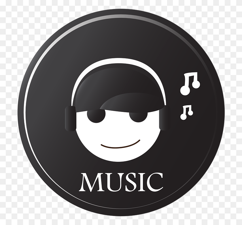 720x720 Logo Music Music, Electronics, Headphones, Headset HD PNG Download