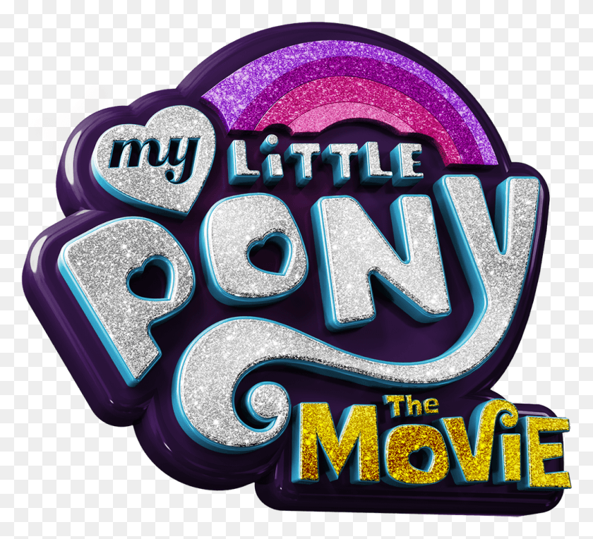 1025x926 Descargar Png Logo My Little Pony Poster My Little Pony Película Película, Púrpura, Comida, Comida Hd Png