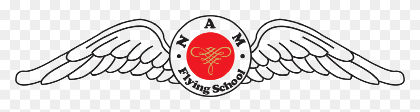6144x1306 Descargar Png Logo Nam Flying School Asociación De Pilotos Y Propietarios De Aeronaves, Símbolo, Marca Registrada, Herradura Hd Png