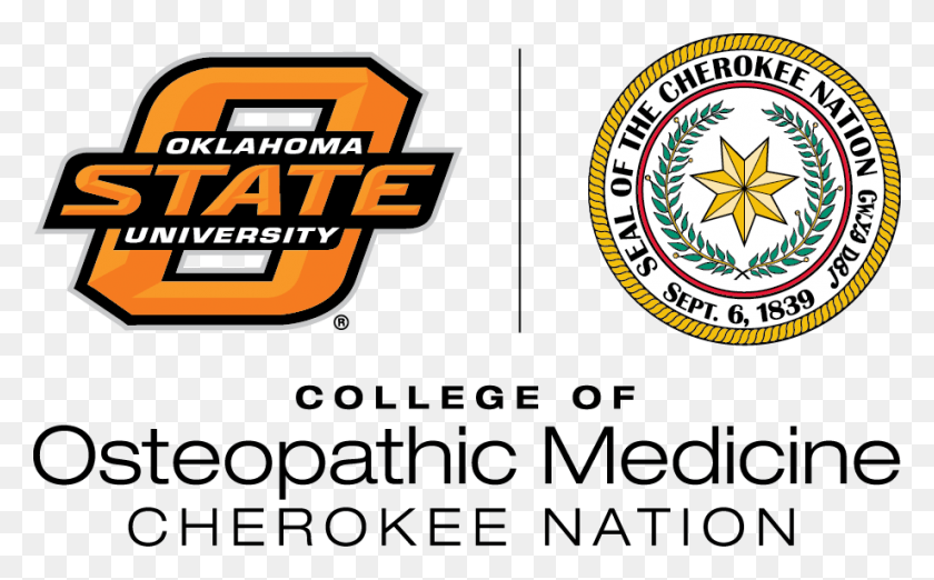 919x545 Logo Of Osu And The Cherokee Nation Oklahoma State University, Symbol, Trademark, Text HD PNG Download