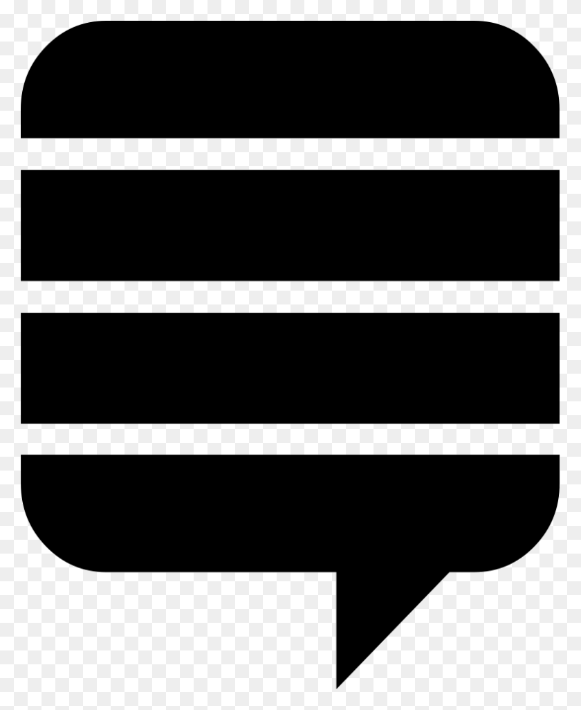 791x980 Logo Of Striped Rounded Square Speech Bubble Shape Logo, Text, Face, Label HD PNG Download
