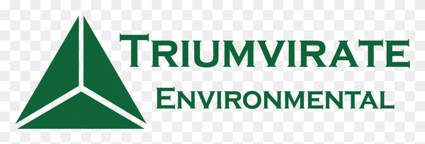1787x515 Logo Onecolor Triumvirate Environmental, Word, Text, Alphabet HD PNG Download