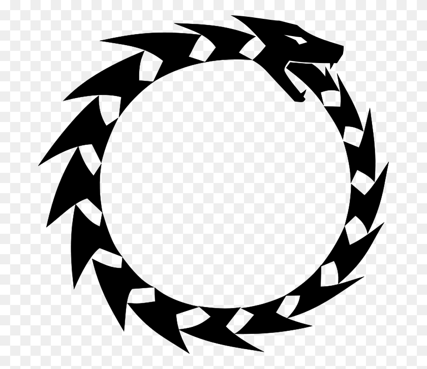 690x666 Logo Ouroboros, Nature, Outdoors, Night HD PNG Download