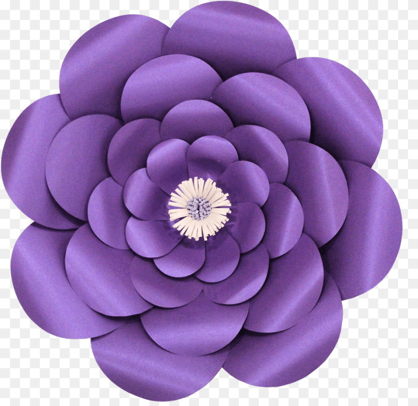 Logo Paper Flowers, Dahlia, Flower, Plant, Purple Sticker PNG