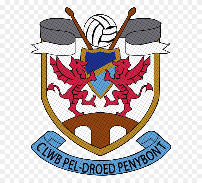 587x699 Logo Penybont Fc, Symbol, Trademark, Armor HD PNG Download