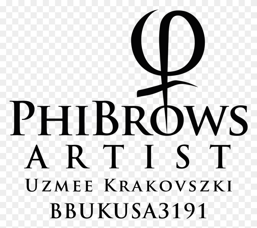 1202x1056 Logo Phibrows Artist, Text, Symbol, Alphabet HD PNG Download