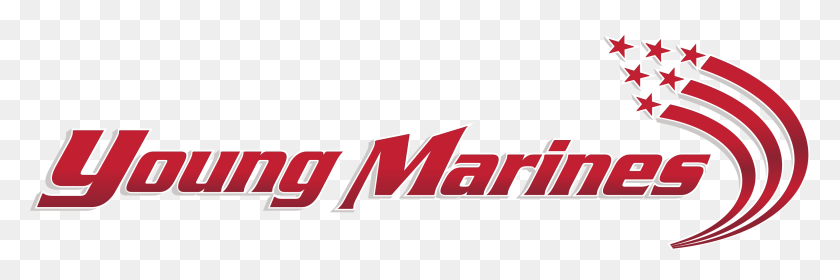 2875x814 Logo Primary Blend Young Marines With Swoosh With Graphic Design, Symbol, Trademark, Text HD PNG Download