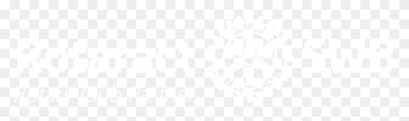 2687x654 Logo Rotaract Logo White, Texture, White Board, Text HD PNG Download