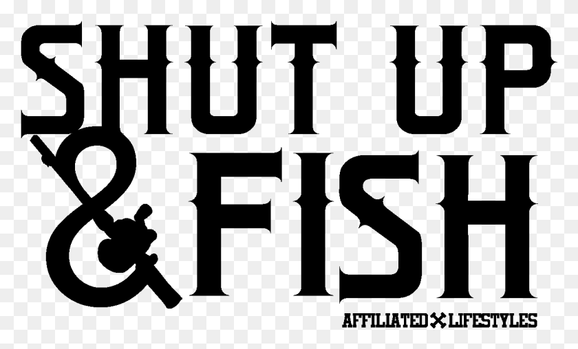 1165x670 Логотип Shut Up Amp Fish Guam Логотип Компании Shut Up Amp Graphics, Серый, World Of Warcraft Hd Png Скачать
