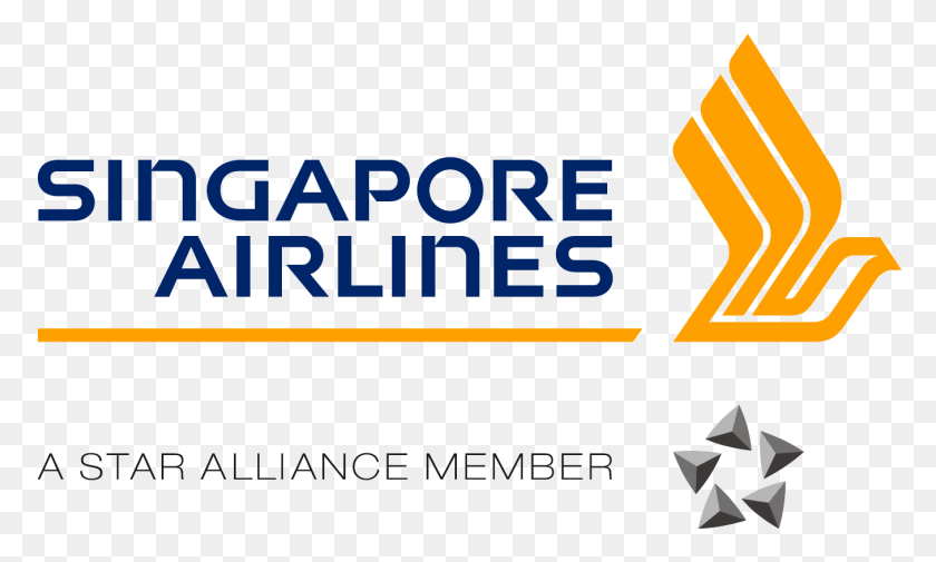 1357x775 Descargar Png Logo Singapore Airlines Pluspng Singapore Airlines Logotipo De Star Alliance, Texto, Símbolo, Marca Registrada Hd Png