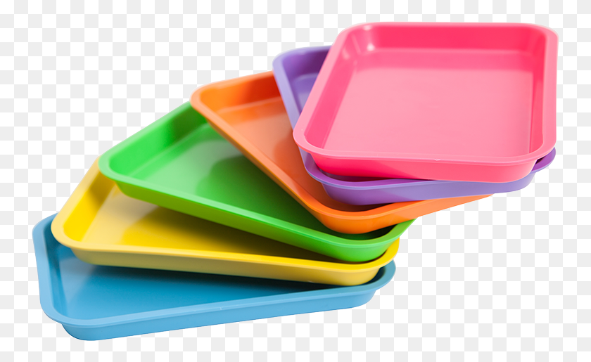 750x455 Logo Size Flat Plastic Trays, Tray HD PNG Download