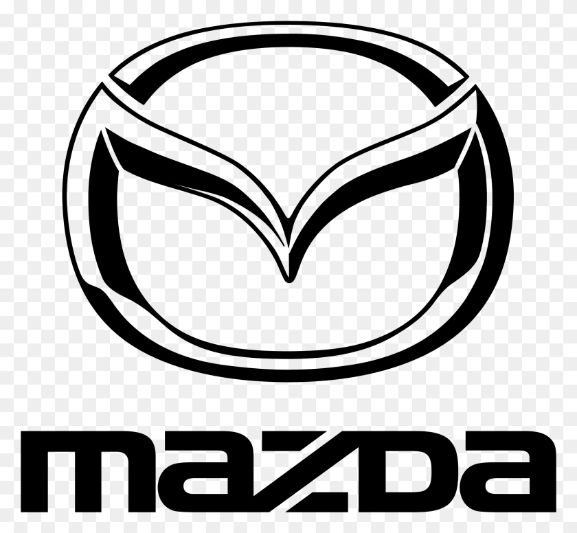 2201x2021 Логотип Сплошной Черный Вертикальный Логотип Mazda Motors Вектор, Серый, Мир Варкрафта Png Скачать