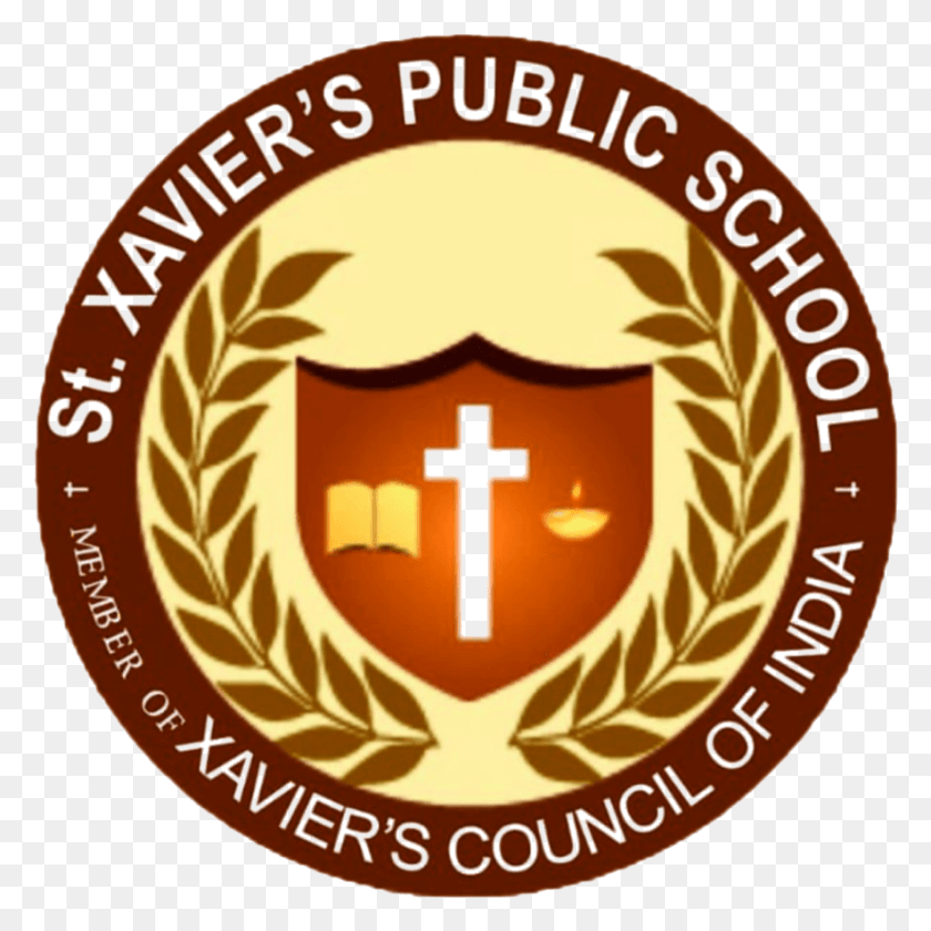 886x886 Logo St Xavier Public School, Symbol, Trademark, Badge HD PNG Download