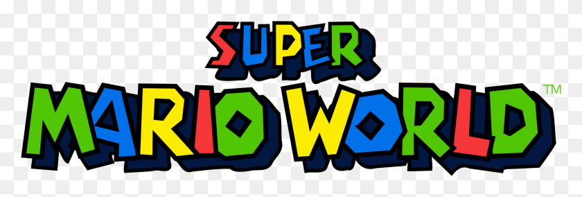 1834x529 Логотип Super Mario Super Mario World, Текст, Символ Hd Png Скачать