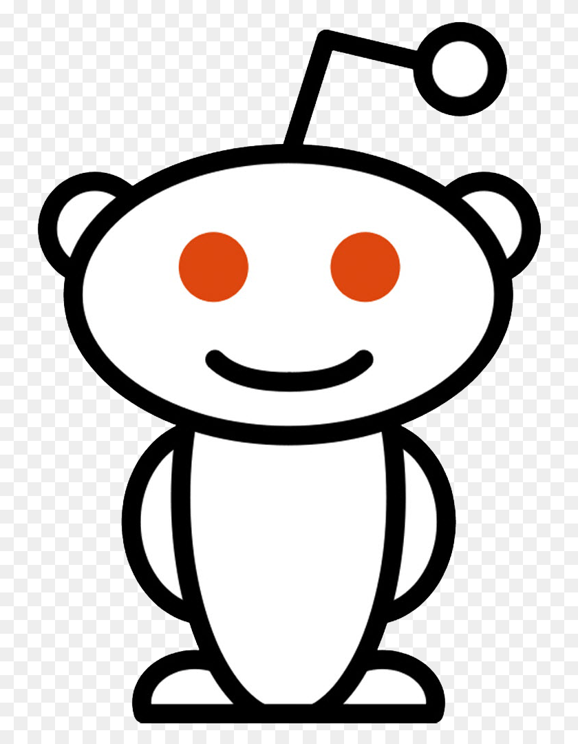 734x1020 Logo Transparent Icon Reddit Logo, Outdoors, Stencil, Rattle HD PNG Download
