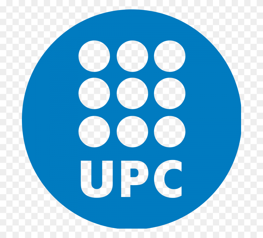 700x700 Logo Upc Universitat Politcnica De Catalunya Logo, Text, Hole, Graphics HD PNG Download