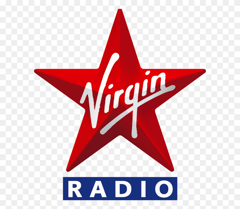 603x671 Logo Virgin Radio Virgin Radio Logo, Symbol, Star Symbol HD PNG Download