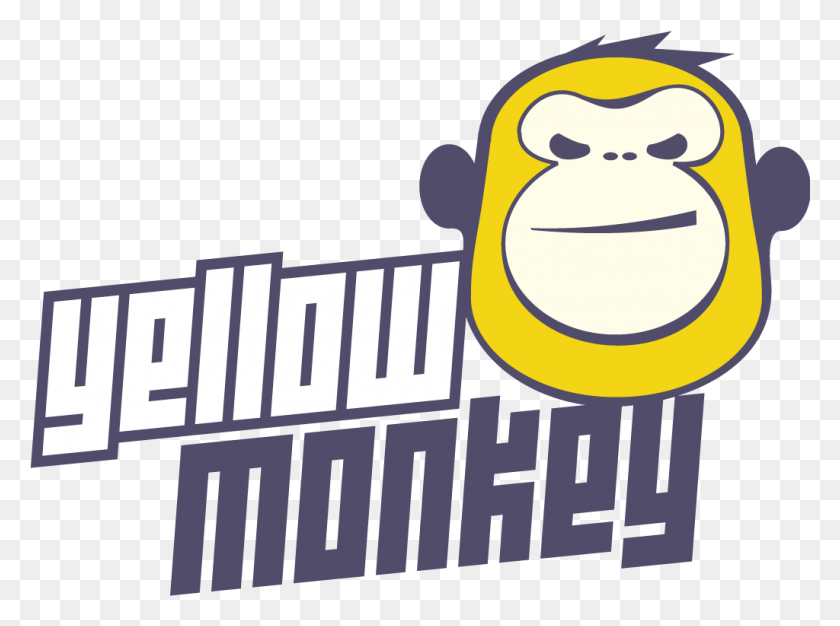 1024x744 Logo Yellow Monkey, Text, Word, Head HD PNG Download
