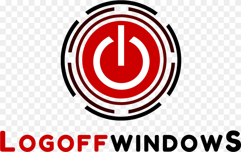 1697x1072 Logoff Windows Dot, Light, Symbol, Sign Sticker PNG