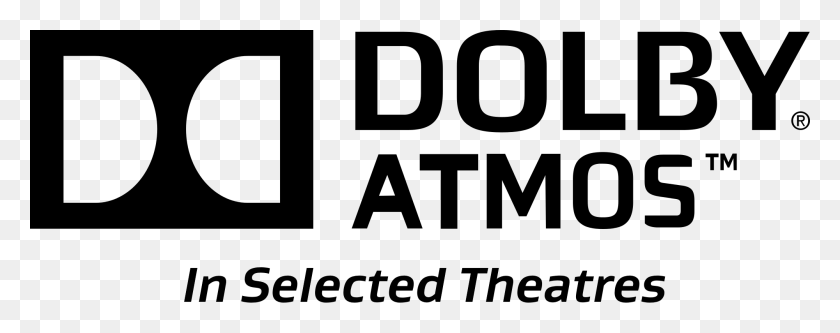 2000x701 Logopedia The Logo And Branding Site Dolby Atmos Logo, Text, Number, Symbol HD PNG Download
