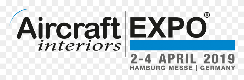 1447x404 Logos Amp Banners Aircraft Interiors Expo Hamburg 2018, Text, Label, Logo HD PNG Download
