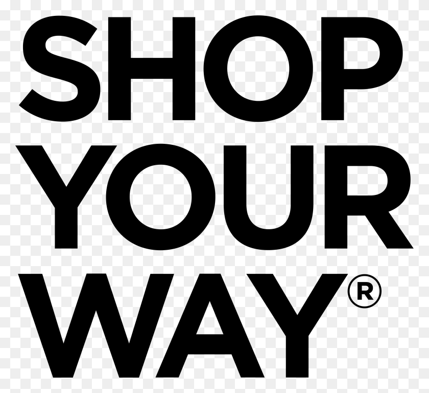 3107x2823 Descargar Png Logos Shop Your Way Logotipo, Texto, Etiqueta, Word Hd Png