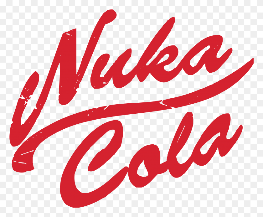 4136x3359 Logotipi Nuka Cola Logo, Text, Calligraphy, Handwriting HD PNG Download