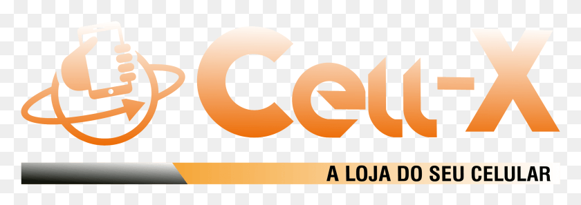 2545x776 Logotipo Cell X A Loja Do Celular Graphic Design, Text, Logo, Symbol HD PNG Download