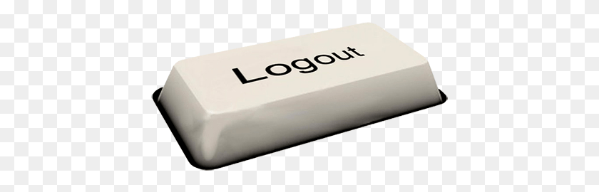 417x210 Logout Button Keyboard Ftestickers Freetoedit You Are Successfully Logged Out, Rubber Eraser, Text, Adapter HD PNG Download